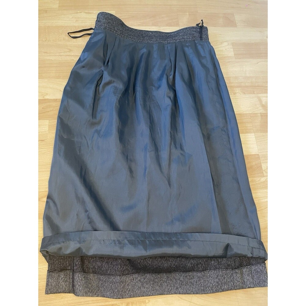 VTG Guy Laroche Skirt Wool Blend Size 44 Large Made in France Black - Picture 8 of 10